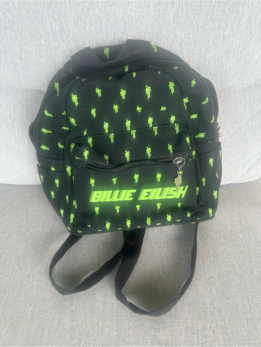 Billie Eilish Blohsh Mini Backpack Black Neon Green Hot Topic Merch